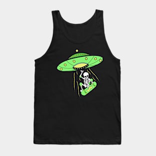 UFO Skull Skater Tank Top